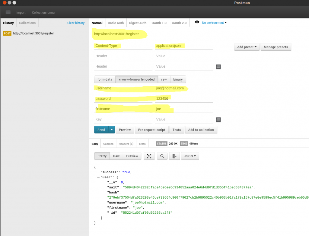 Beginning Node.js – local authentication with Passport-Local Mongoose ...